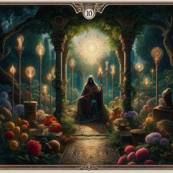 10 of Wands - Tarot Card