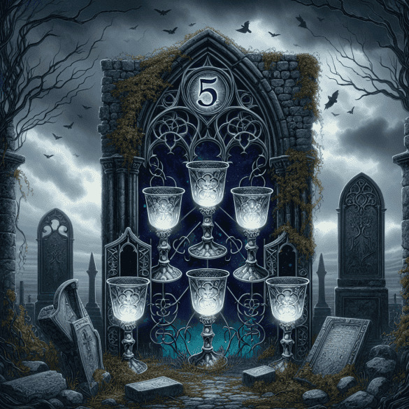 5 of Cups - Tarot Card Meanings & Interpretations | Oracle's Guide