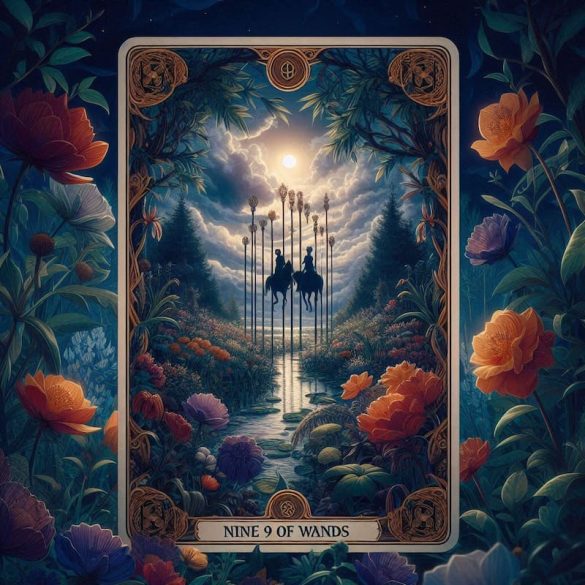 Nine of Wands - Tarot Card