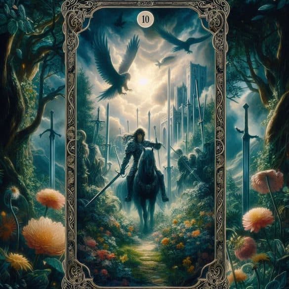 Ten of Swords - Tarot Card