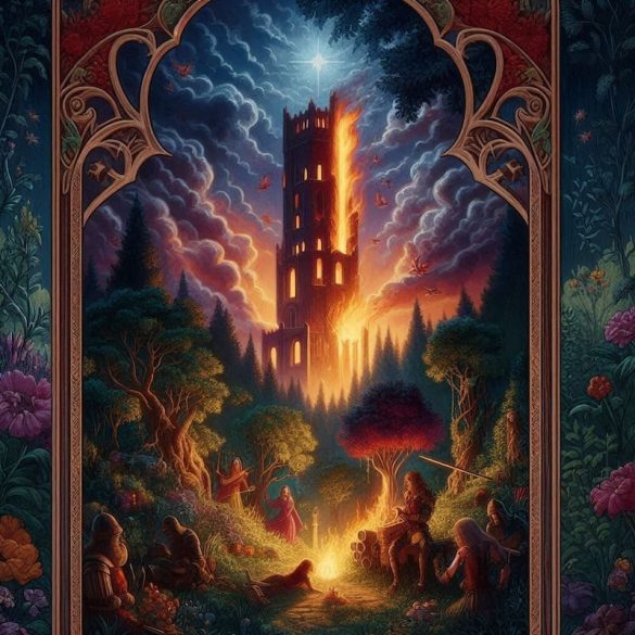 The Tower - Tarot Card