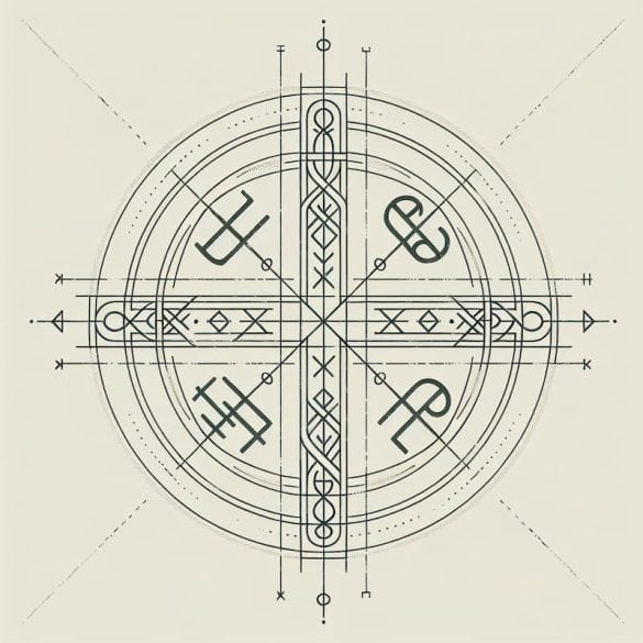 five-rune-cross-spread-layout